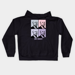 Biden 2024 Pop Art Kids Hoodie